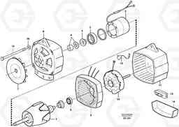 27101 Alternator L70D, Volvo Construction Equipment