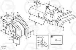 32548 Fenders, front and rear. L70D, Volvo Construction Equipment