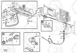 62484 Cable harness: Adjustableflow from hydraulic function 3. L50D, Volvo Construction Equipment