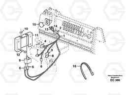 34464 Cable harness, detent, 3rd hydraulic function L70D, Volvo Construction Equipment