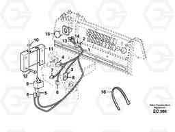 15423 Cable harness, detent, 3rd hydraulic function L110E S/N 1002 - 2165 SWE, 60001- USA,70201-70257BRA, Volvo Construction Equipment