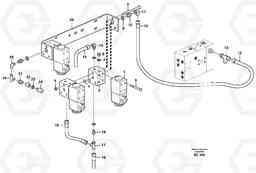 14327 Boom suspension system, valves and nipples L70D, Volvo Construction Equipment