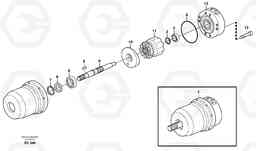 24834 Hydraulic motor L70D, Volvo Construction Equipment