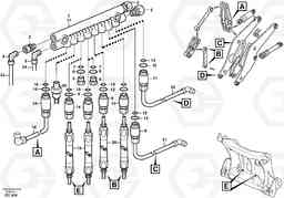 56441 Distribution block, B2 L70D, Volvo Construction Equipment