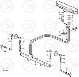 68429 Central lubrication, tool bar L120E S/N 16001 - 19668 SWE, 64001- USA, 70701-BRA, Volvo Construction Equipment