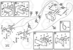 39433 Hydraulic system, Feed line 5:th and 6:th funcion L70D, Volvo Construction Equipment