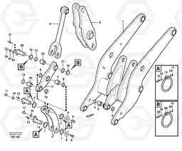 43197 Forward links with fitting parts L90D, Volvo Construction Equipment