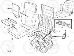 27918 Driver's seat. L60E, Volvo Construction Equipment