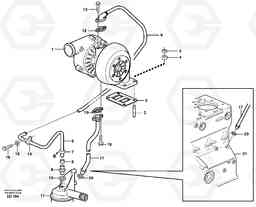 50106 Turbocharger with fitting parts L90D, Volvo Construction Equipment