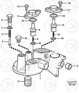 50100 Oil filter L90D, Volvo Construction Equipment