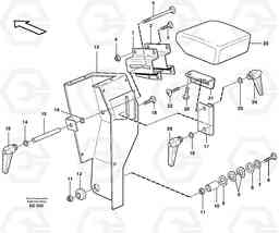 85096 Armrest L90D, Volvo Construction Equipment