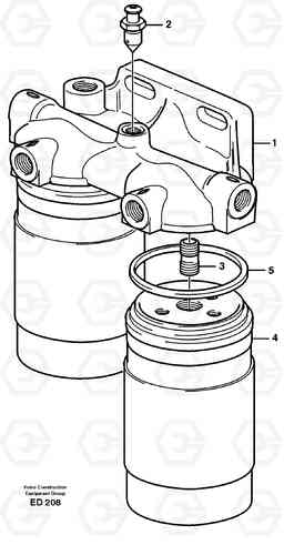 36090 Fuel filter L90D, Volvo Construction Equipment