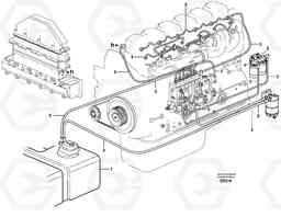 36088 Fuel system L90D, Volvo Construction Equipment