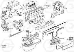 9606 Engine L90D, Volvo Construction Equipment