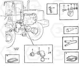102263 Cable harness, transmission L90D, Volvo Construction Equipment