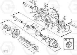 4184 Planetary axle, rear L90D, Volvo Construction Equipment