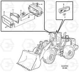 30462 Lighting, cab L90D, Volvo Construction Equipment