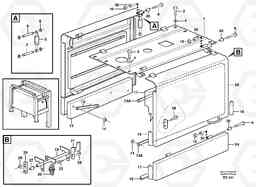 81581 Top plate, side hatches, rear L90D, Volvo Construction Equipment