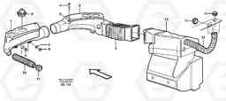 14215 Air ducts L110E S/N 1002 - 2165 SWE, 60001- USA,70201-70257BRA, Volvo Construction Equipment