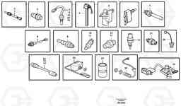 41617 Sensors, reference list L120D, Volvo Construction Equipment