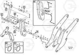 38878 Rear links with assembly parts L120D, Volvo Construction Equipment