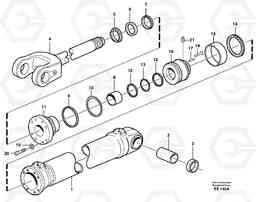 3064 Hydraulic cylinder, lifting. L120D, Volvo Construction Equipment