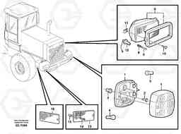 10847 Lighting, rear L120D, Volvo Construction Equipment