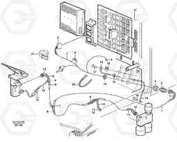 3156 Cable harnesses, cab L120D, Volvo Construction Equipment