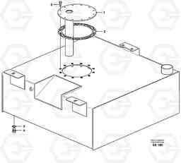 14073 Fuel tank L120D, Volvo Construction Equipment