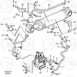 88149 Hydraulic system, tilt function L120D, Volvo Construction Equipment