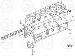 100746 Cylinder block L120D, Volvo Construction Equipment