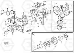 25255 Timing gear casing and gears L120D, Volvo Construction Equipment