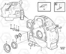 2832 Flywheel housing L120D, Volvo Construction Equipment