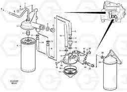 25262 Oil filter L120D, Volvo Construction Equipment