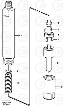 63379 Injector L120D, Volvo Construction Equipment