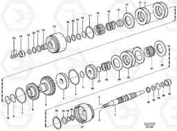 10368 Hydraulic clutch, forward / 1 st speed L120D, Volvo Construction Equipment