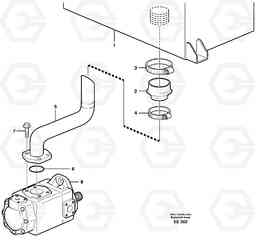 21592 Hydraulic system, suction line L120D, Volvo Construction Equipment