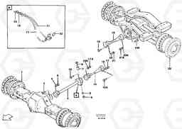 10381 Propeller shafts with fitting parts L120D, Volvo Construction Equipment