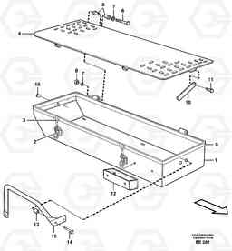 91045 Tool box L120D, Volvo Construction Equipment