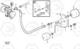 22361 Footbrake valve with clutches. L120D, Volvo Construction Equipment