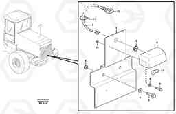 3152 License plate lamp L120D, Volvo Construction Equipment