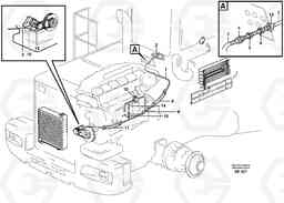 3159 Cable harness, compressor. L120D, Volvo Construction Equipment