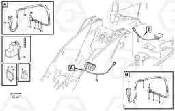 3160 Cable harness, attachmentbracket. L120D, Volvo Construction Equipment