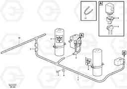 3161 Cable harness, boom suspension system. L120D, Volvo Construction Equipment