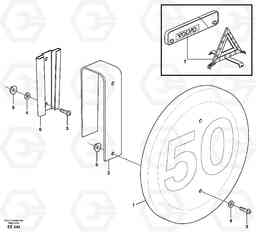 21590 50 km/h Sign L120D, Volvo Construction Equipment
