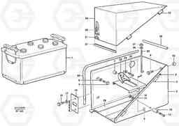 88089 Battery box with fitting parts L150D, Volvo Construction Equipment