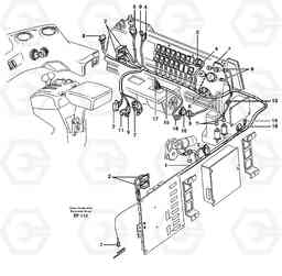 61177 Cable harnesses, control panel L150D, Volvo Construction Equipment