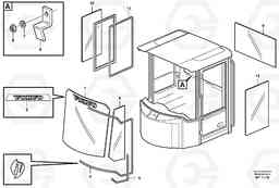 10532 Glass panes L150D, Volvo Construction Equipment