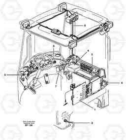 16346 Cable harnesses, cab L150D, Volvo Construction Equipment