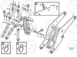 35593 Rear links with assembly parts L150D, Volvo Construction Equipment